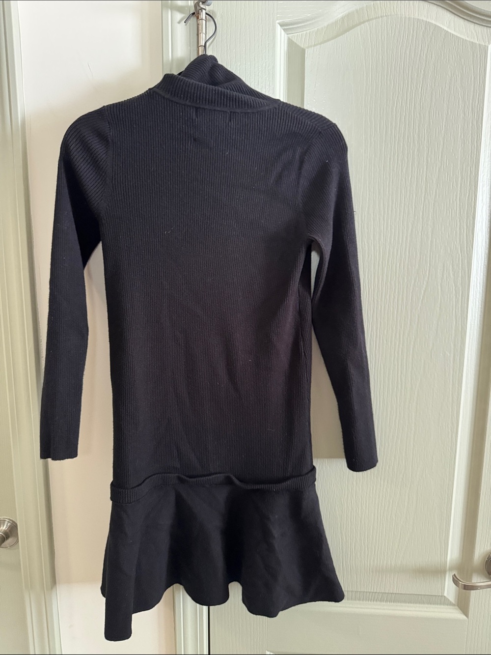 Pomander Place Black Ribbed Knit sweater dress size M - Picture 5 of 5